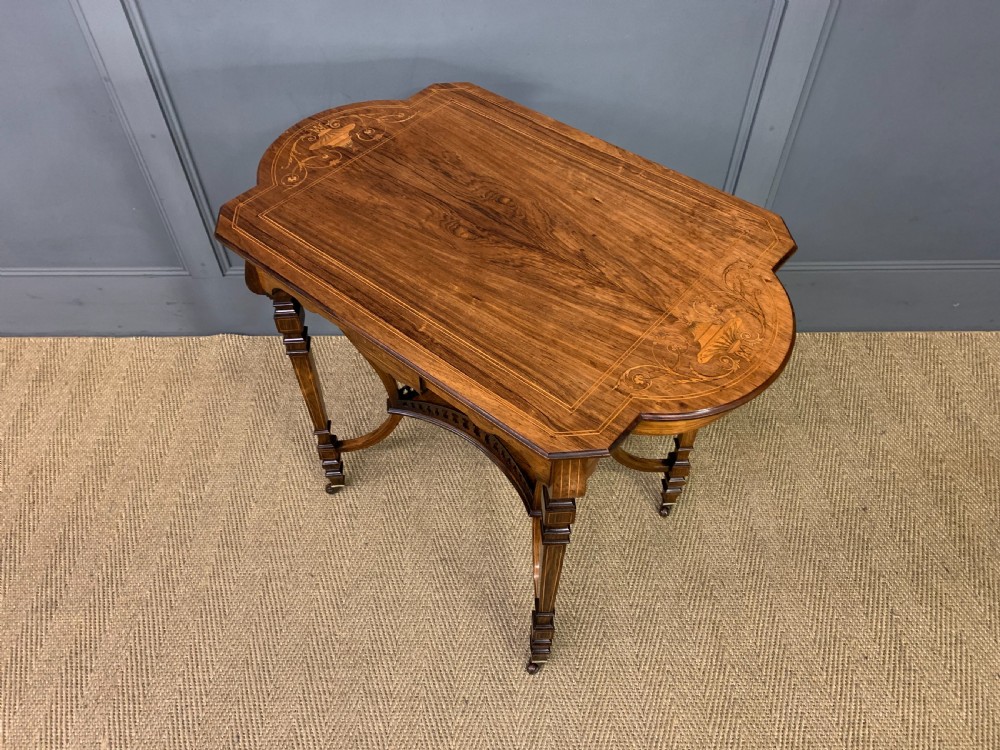 Inlaid Rosewood Occasional Table View XII