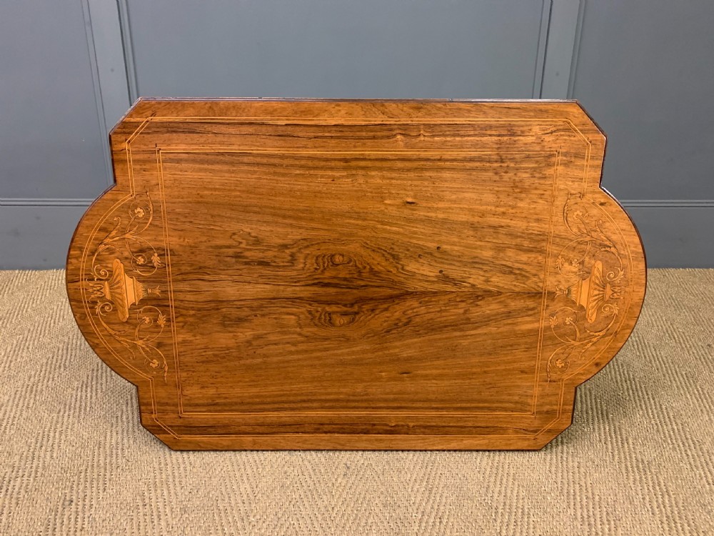 Inlaid Rosewood Occasional Table View XIII