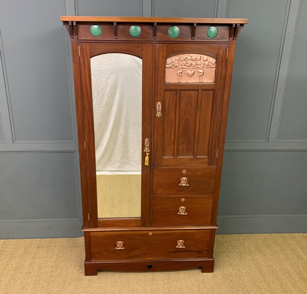 Shapland and Petter Arts and Crafts Wardrobe