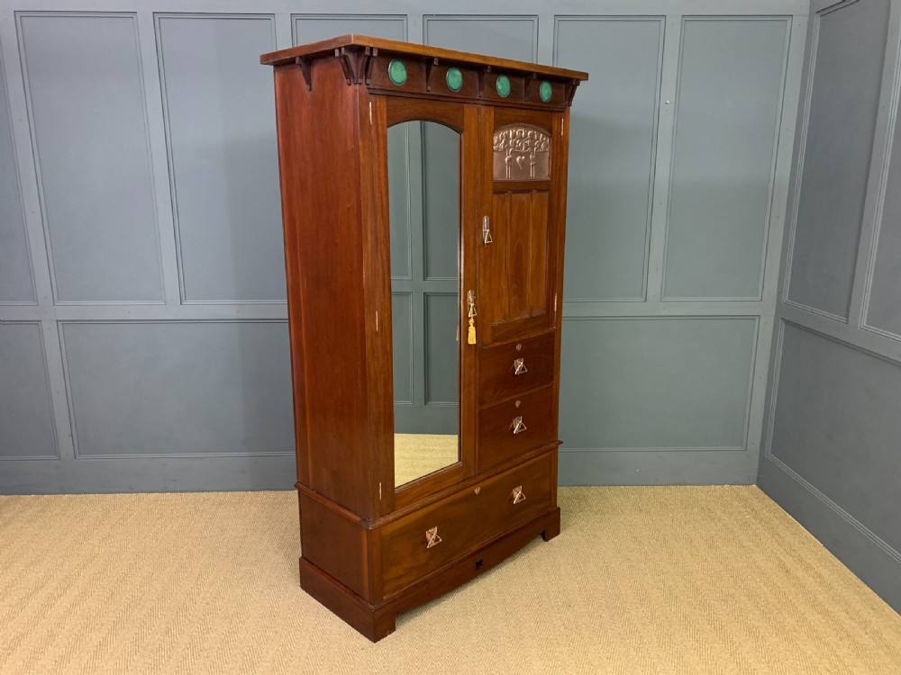 Shapland and Petter Arts and Crafts Wardrobe View XV