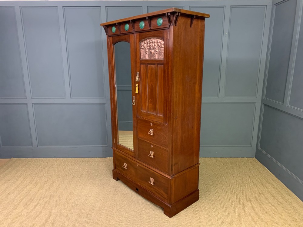 Shapland and Petter Arts and Crafts Wardrobe View XIX