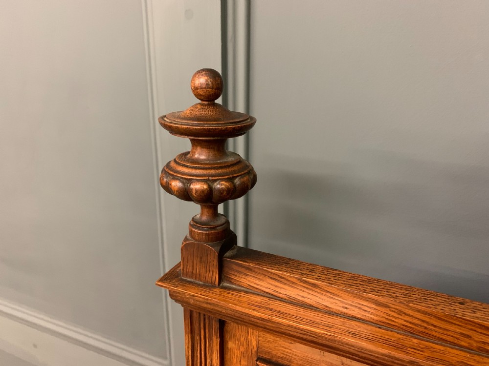 Victorian Carved Oak Table View VII