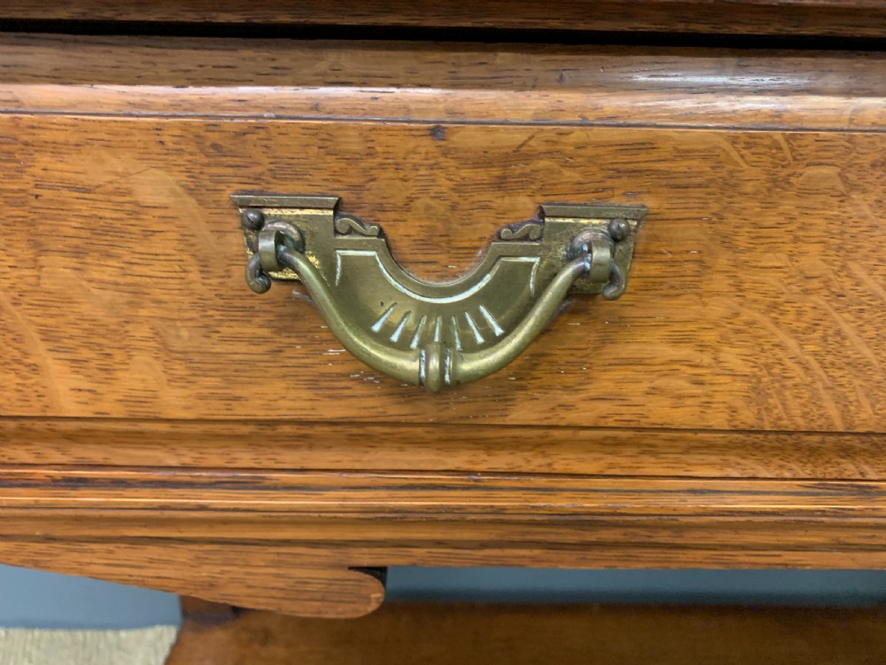Victorian Carved Oak Table View X