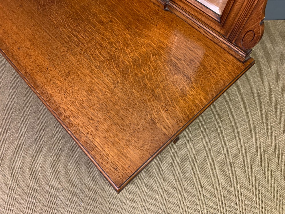 Victorian Carved Oak Table View XVI