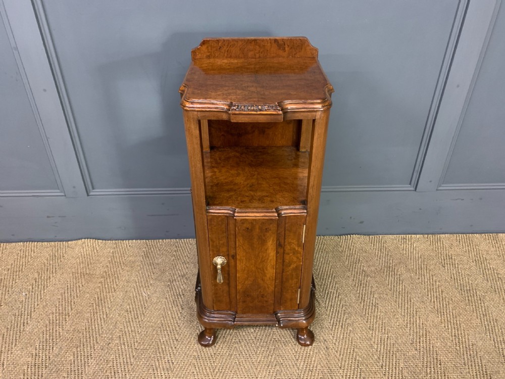 Pair of Burr Walnut Bedside Cabinets View VIII