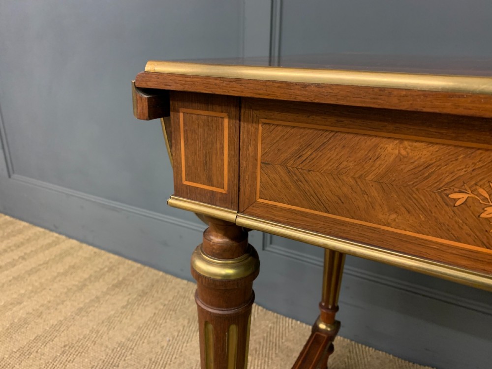 Inlaid Rosewood Flap Table View VI