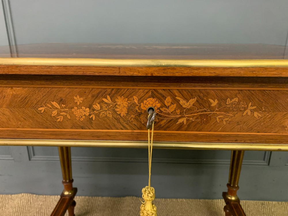 Inlaid Rosewood Flap Table View VII