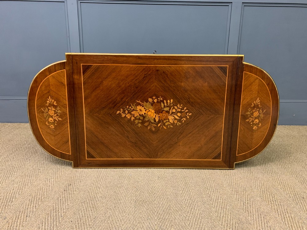 Inlaid Rosewood Flap Table View XXII