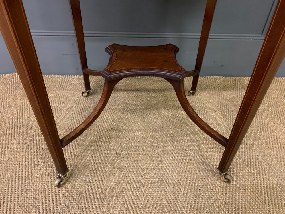 Edwardian Inlaid Mahogany Occasional Table View III