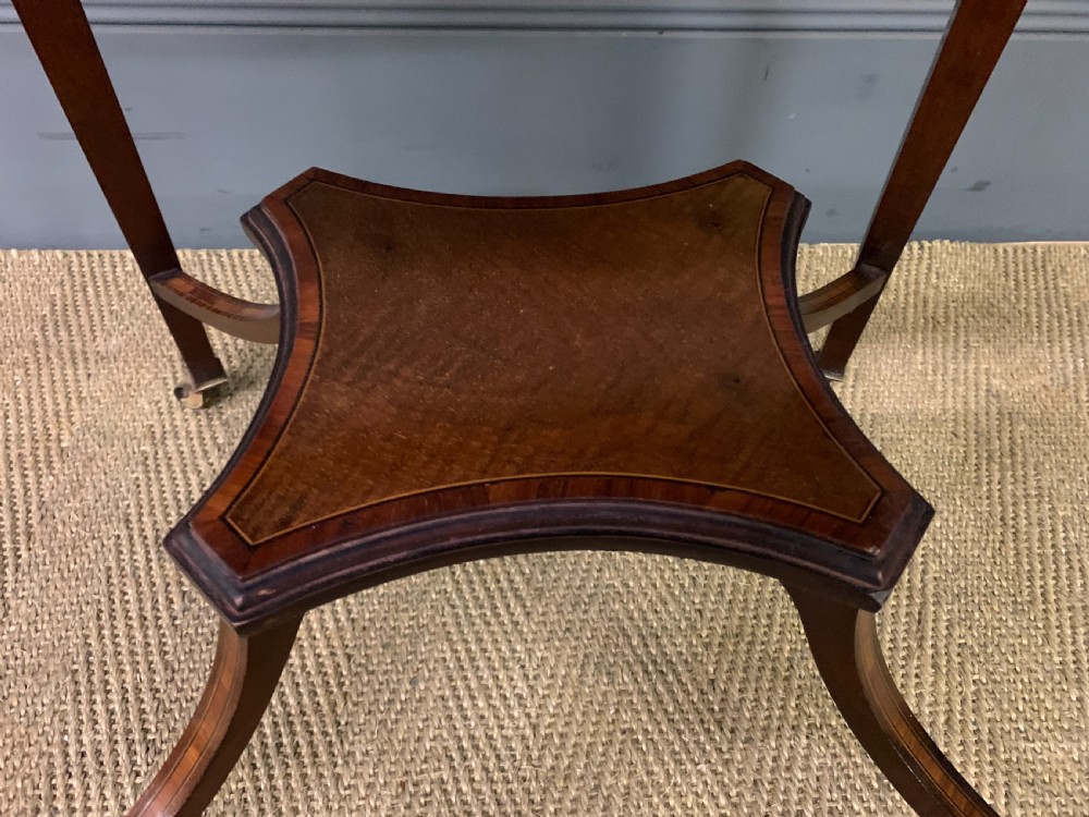 Edwardian Inlaid Mahogany Occasional Table View V