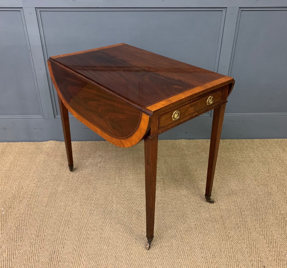 Georgian Inlaid Mahogany Pembroke Table