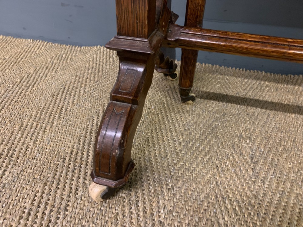 Victorian Neo Gothic Oak Sutherland Table View IX