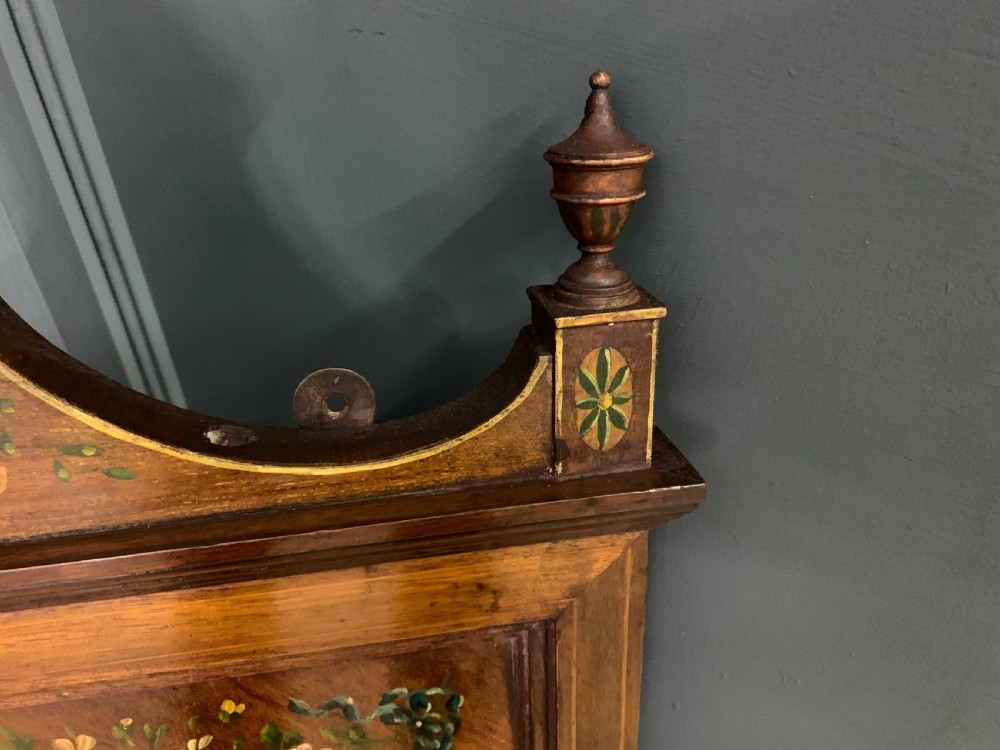 Edwardian Painted Mahogany Wall Mirror View IV