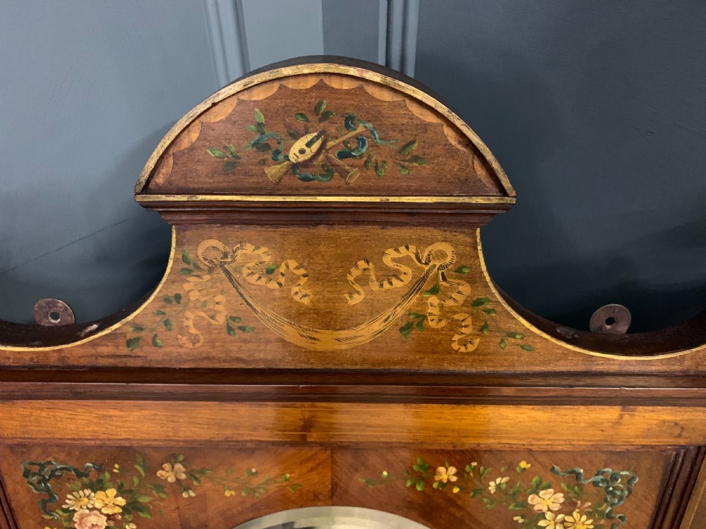Edwardian Painted Mahogany Wall Mirror View VII