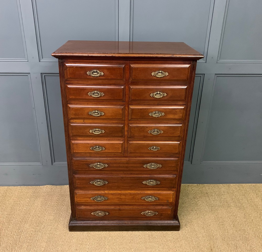 Victorian Collectors Chest of Drawers