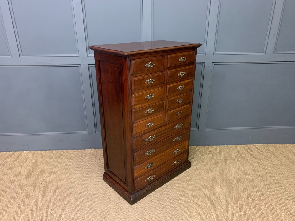 Victorian Collectors Chest of Drawers View VIII