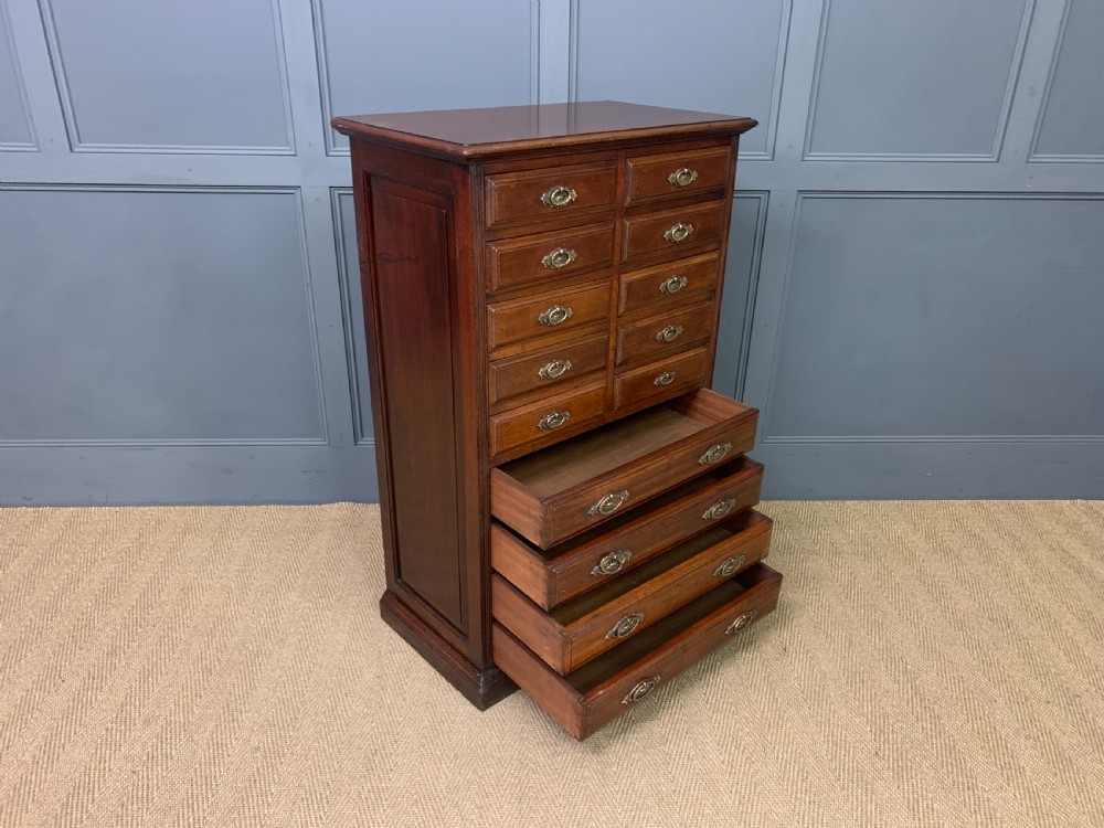 Victorian Collectors Chest of Drawers View XI