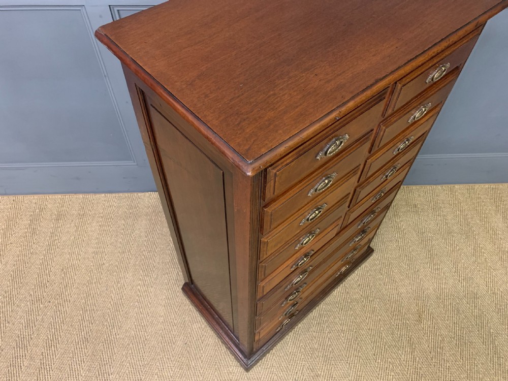 Victorian Collectors Chest of Drawers View XIII