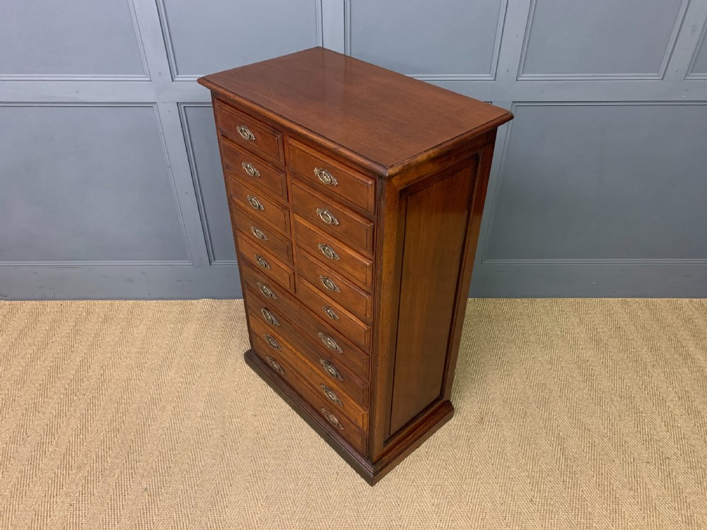 Victorian Collectors Chest of Drawers View XIV