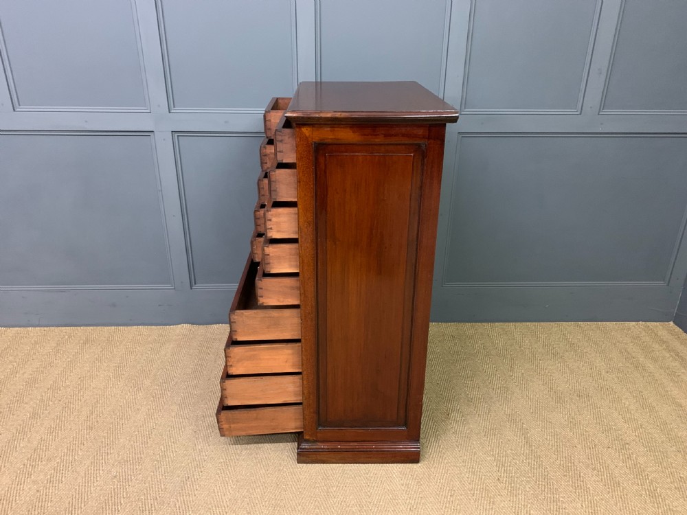 Victorian Collectors Chest of Drawers View XV