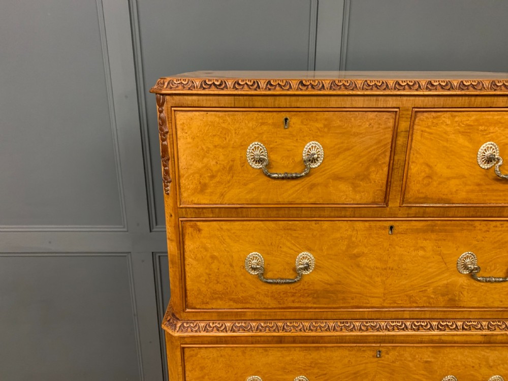 Burr Walnut Tallboy View III