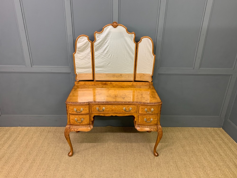 Burr Walnut Dressing Table View II