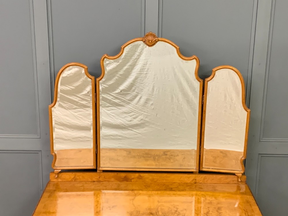 Burr Walnut Dressing Table View III