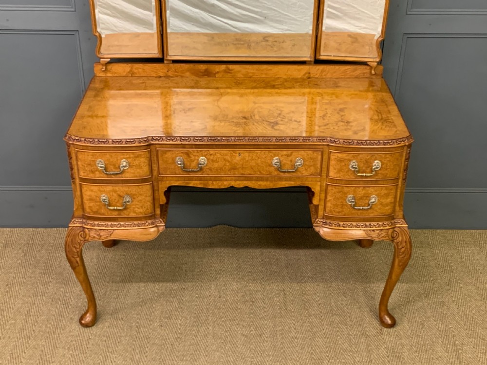 Burr Walnut Dressing Table View IV