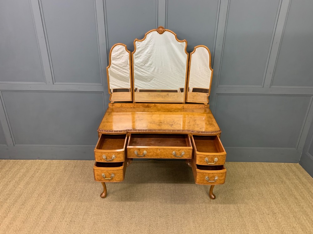 Burr Walnut Dressing Table View V