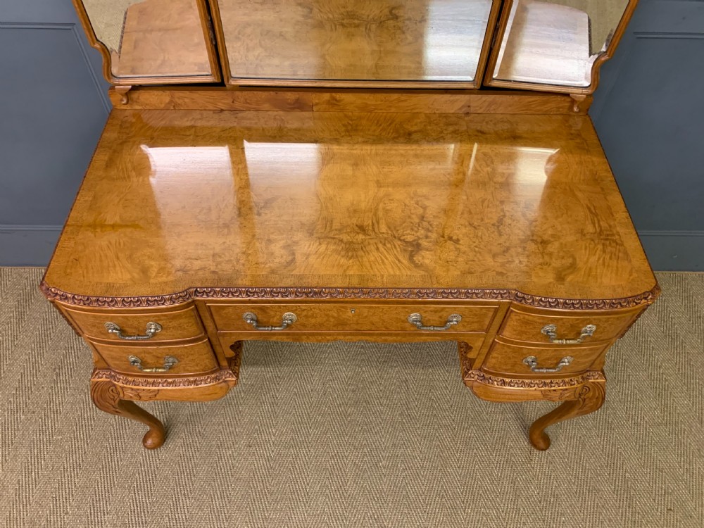 Burr Walnut Dressing Table View VI