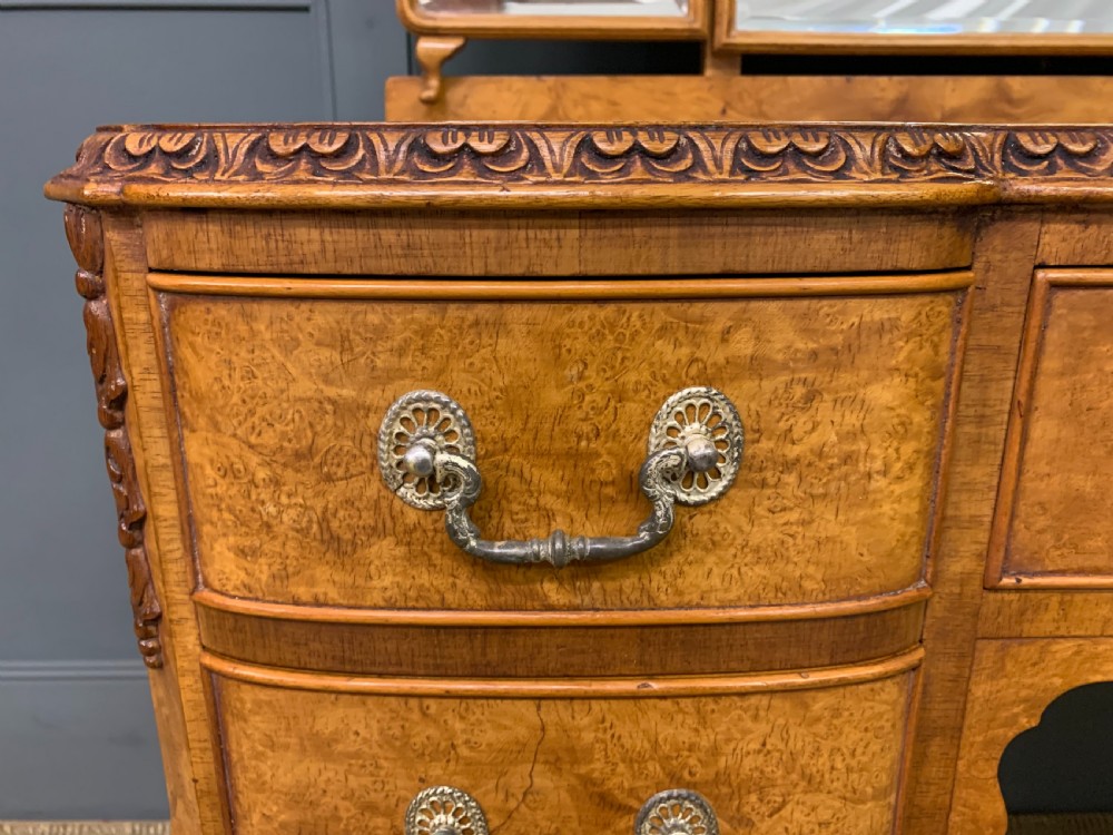 Burr Walnut Dressing Table View VIII