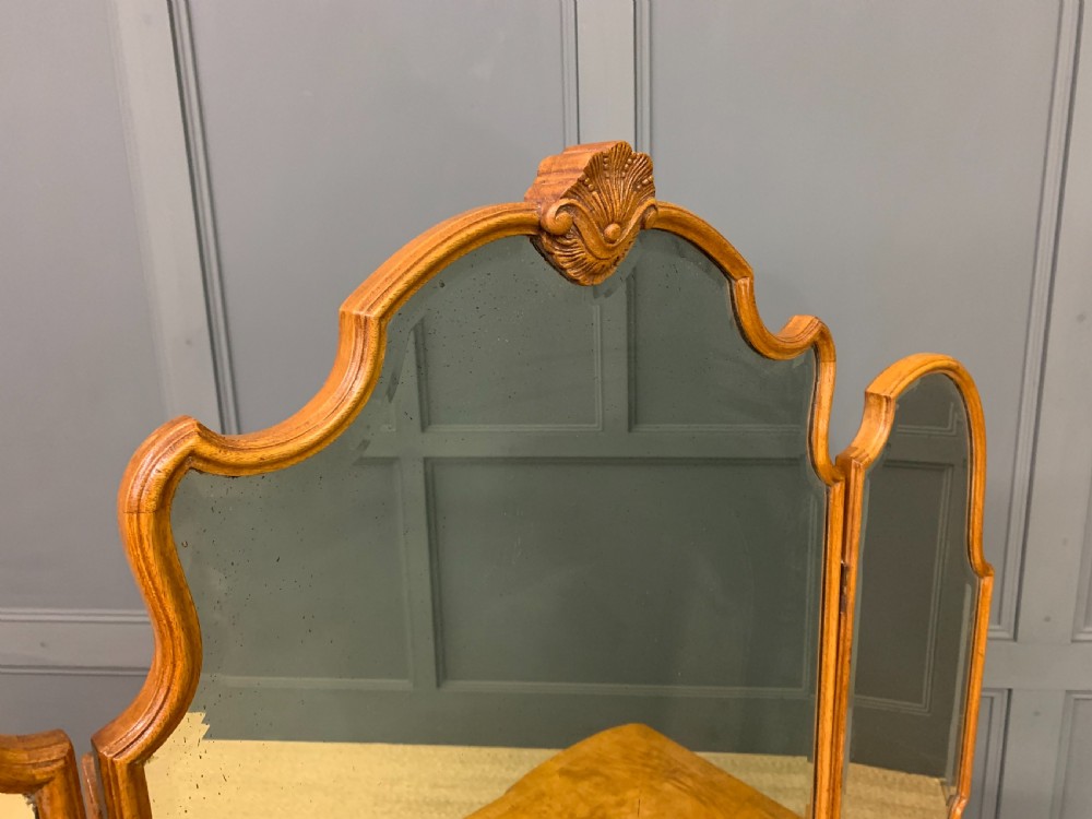 Burr Walnut Dressing Table View XII
