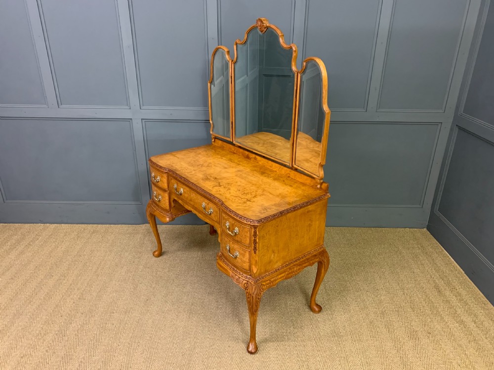 Burr Walnut Dressing Table View XVI