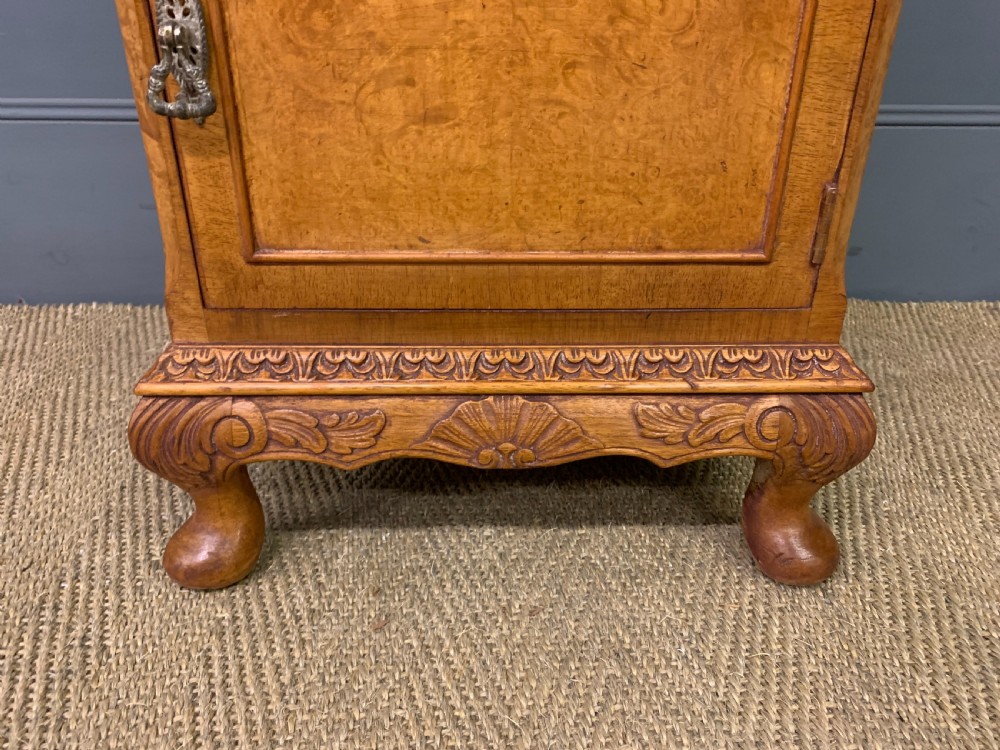 Pair of Burr Walnut Bedside Cupboards View VIII