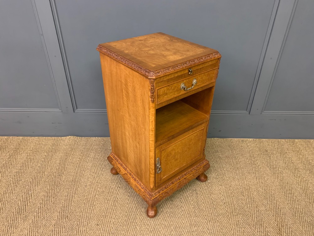 Pair of Burr Walnut Bedside Cupboards View XIII