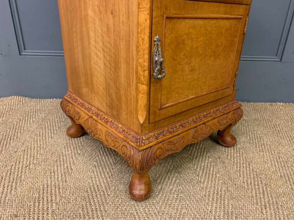 Pair of Burr Walnut Bedside Cupboards View XV