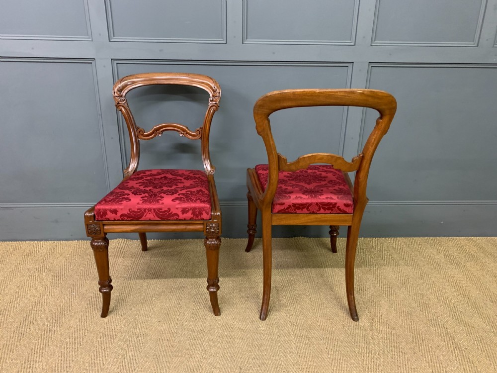 Set of 8 Victorian Mahogany Dining Chairs by Johnstone & Jeanes View V