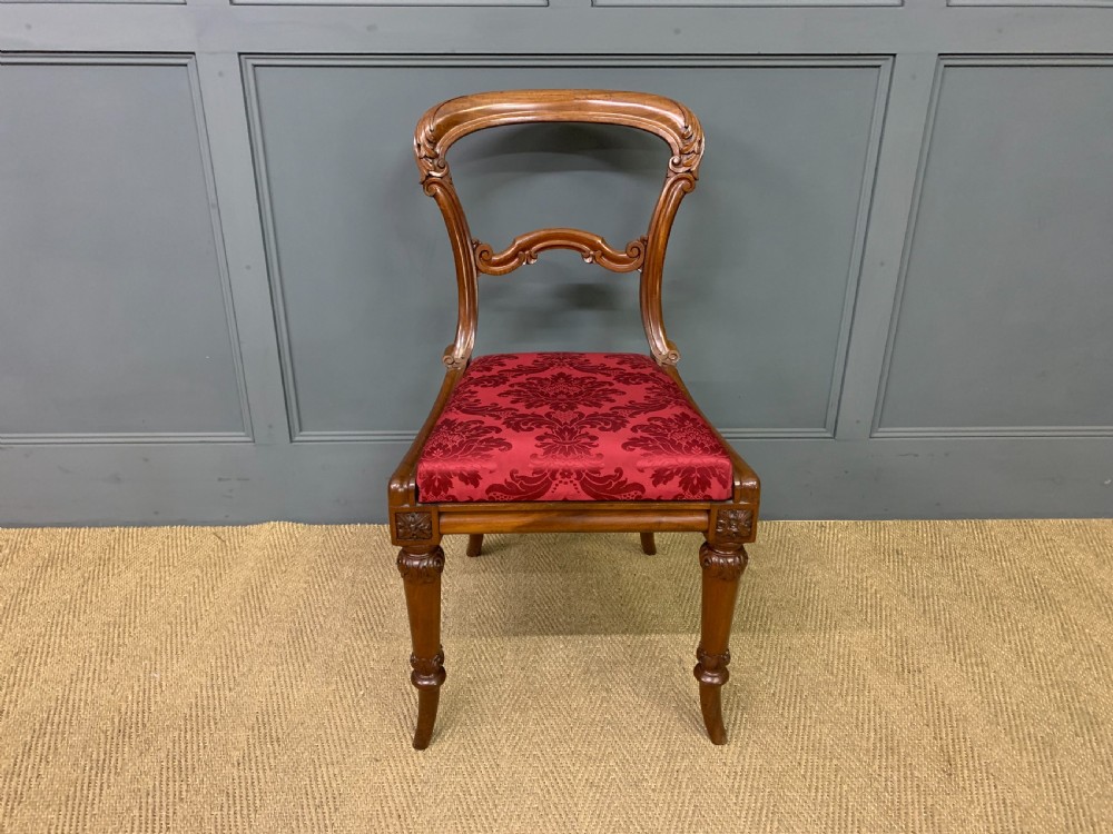 Set of 8 Victorian Mahogany Dining Chairs by Johnstone & Jeanes View VI
