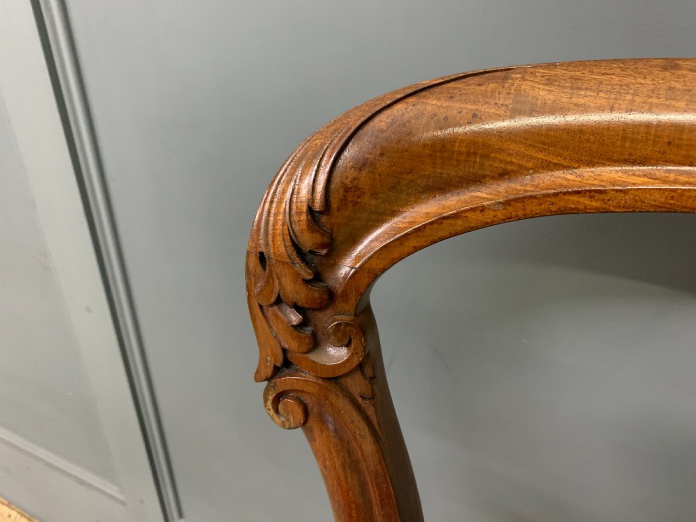 Set of 8 Victorian Mahogany Dining Chairs by Johnstone & Jeanes View IX