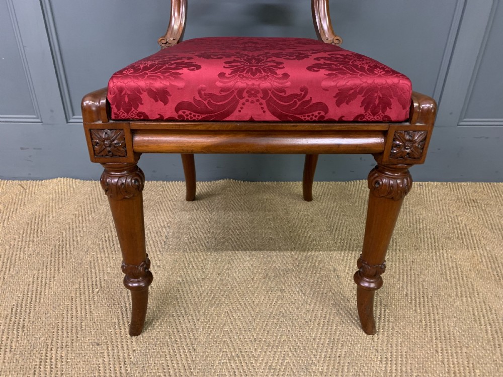 Set of 8 Victorian Mahogany Dining Chairs by Johnstone & Jeanes View XI