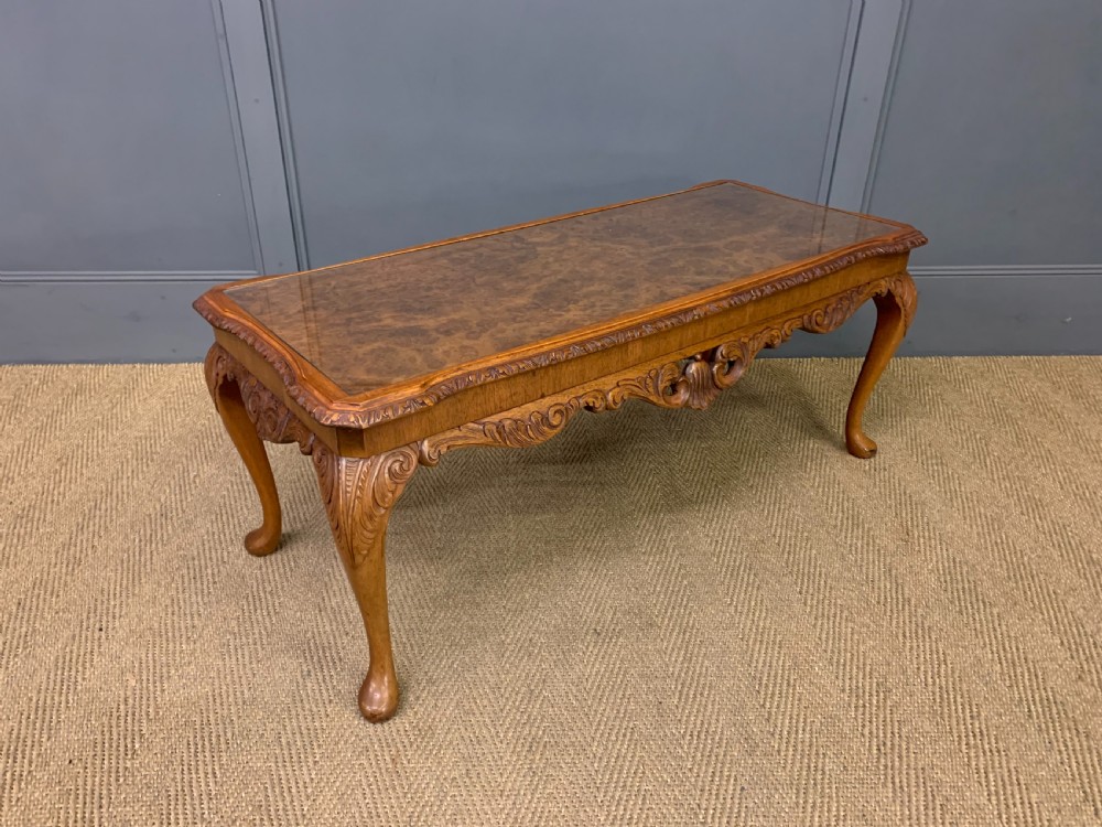 Burr Walnut Coffee Table