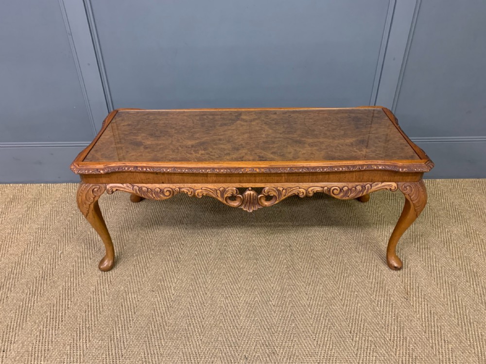 Burr Walnut Coffee Table View II