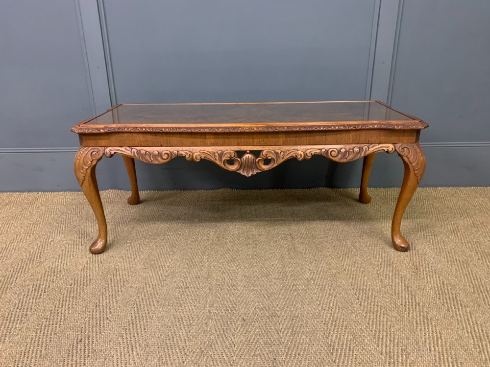 Burr Walnut Coffee Table View III