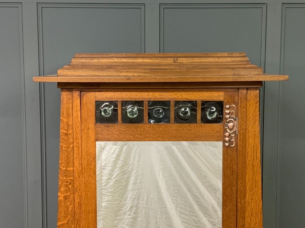 Arts and Crafts Oak Wardrobe View III