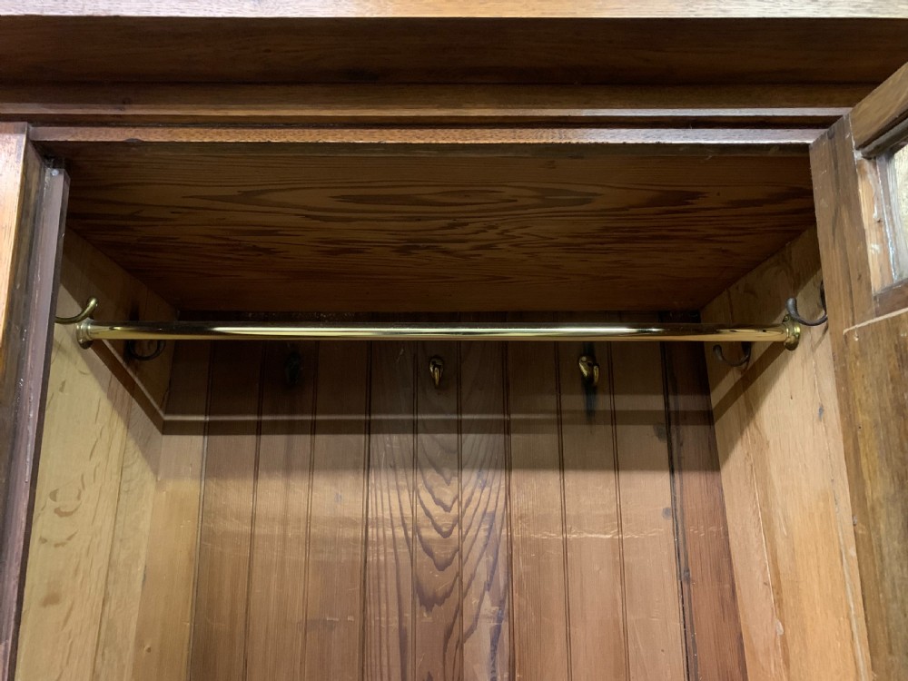 Arts and Crafts Oak Wardrobe View VII