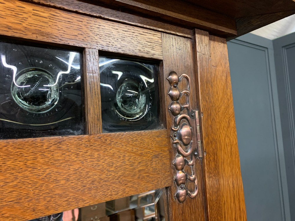 Arts and Crafts Oak Wardrobe View VIII