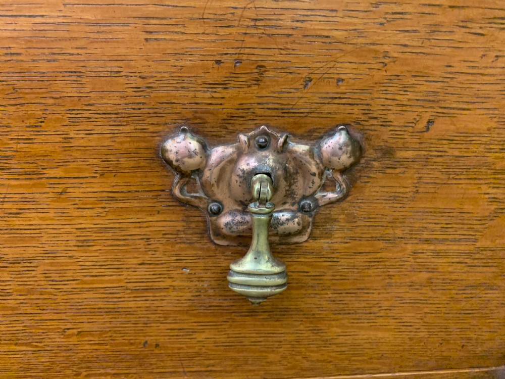 Arts and Crafts Oak Wardrobe View IX