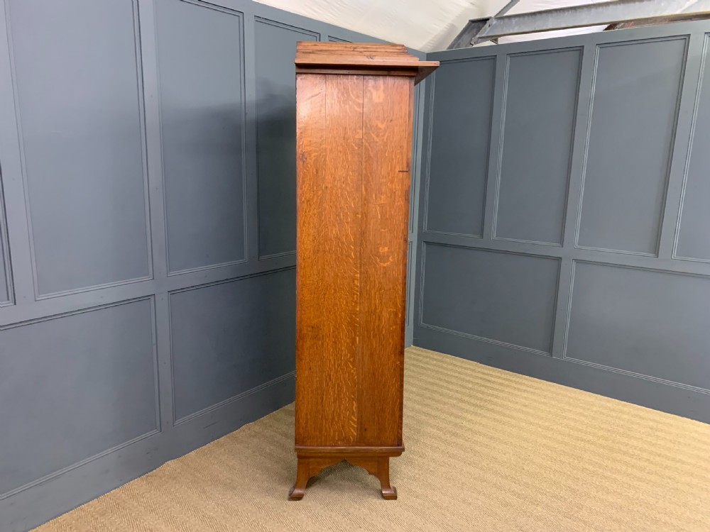 Arts and Crafts Oak Wardrobe View XI