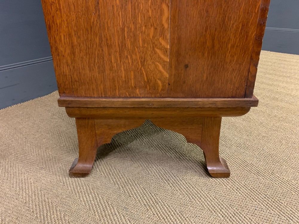 Arts and Crafts Oak Wardrobe View XII