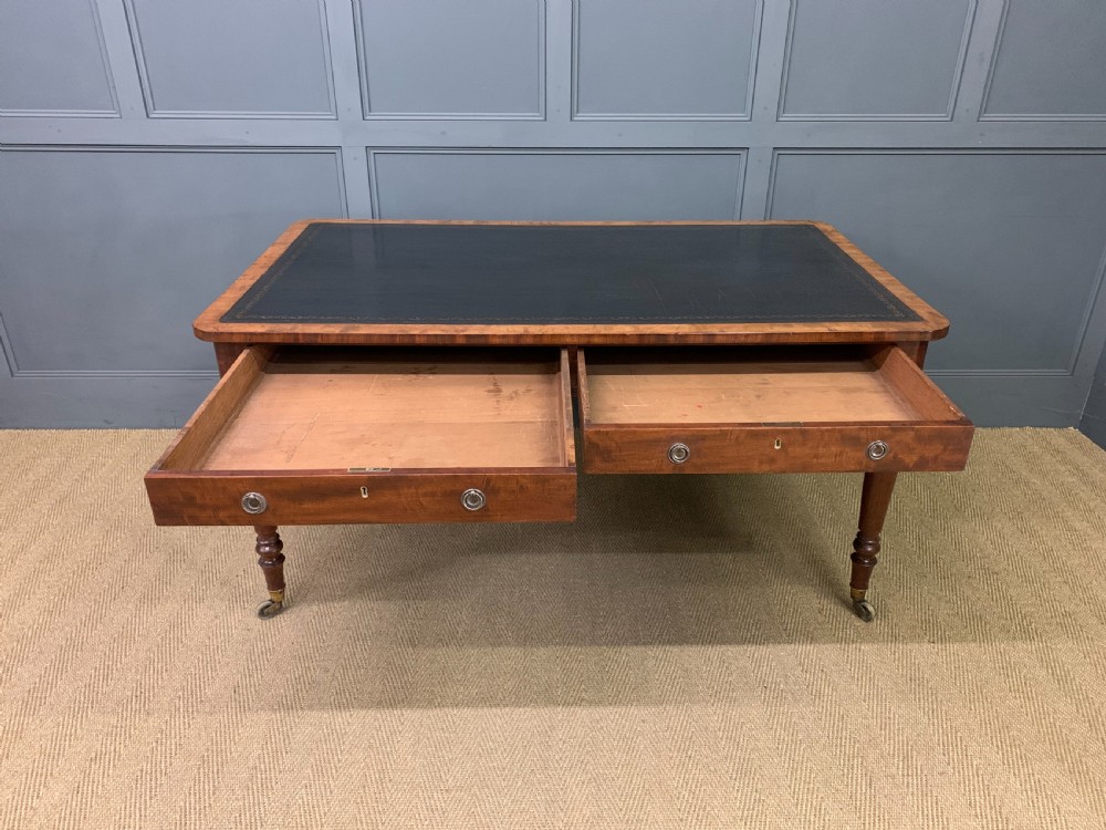 Early Victorian Mahogany Writing Table View IV